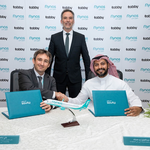 Tabby and flynas partner to provide a new service to pay travel tickets into 4 monthly payments