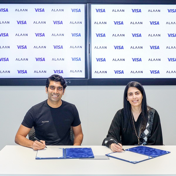 UAE fintech Alaan and Visa sign a landmark 5-year deal to help drive the cashless agenda of UAE and KSA