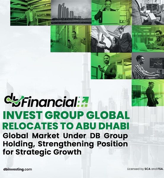 Invest Group Global relocates to Abu Dhabi Global Market under DB Group Holding, strengthening its position for strategic growth