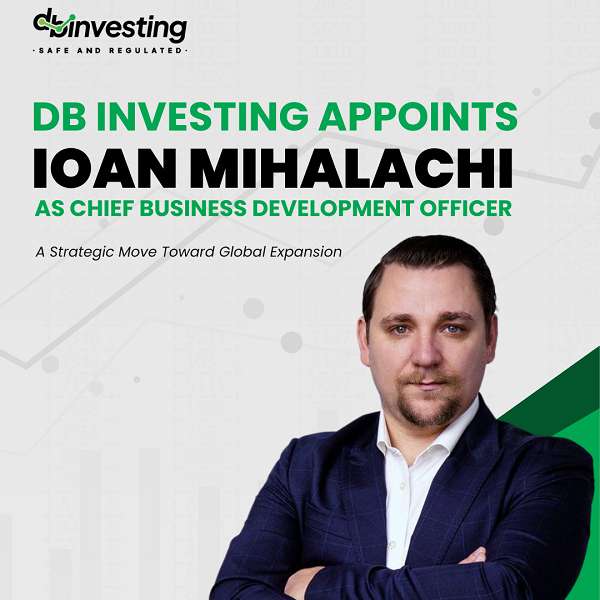 DB Investing appoints Ioan Mihalachi as Chief Business Development Officer: A strategic move toward global expansion DB Investing appoints Ioan Mihalachi as Chief Business Development Officer: A strategic move toward global expansion